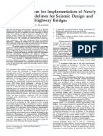 Training Program For Implementation of Newly Developed Guidelines For Seismic Design and Retrofitting of Highway Bridges