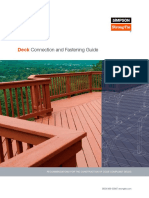 Connection and Fastening Guide: Recommendations For The Construction of Code-Compliant Decks