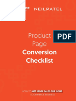 Product Conversion Checklist: How To Get More Sales For Your Ecommerce Business