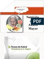 Nutrición en El Adulto Mayor