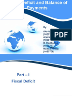 Fiscal Deficit and Balance of Payments Analysis