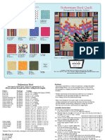 Bohemian Bird Quilt: Fabric Requirements