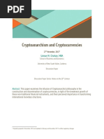 Cryptoanarchism and Cryptocurrencies