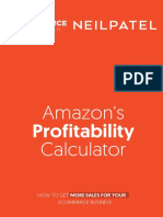 Amazon's Profitability Calculator: Ecommerce Business How To Get More Sales For Your