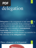 DELEGATION