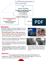 Magnetic NDE Characterization of Tempered 2.25Cr-1Mo Steel