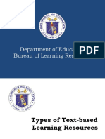 Department of Education Bureau of Learning Resources