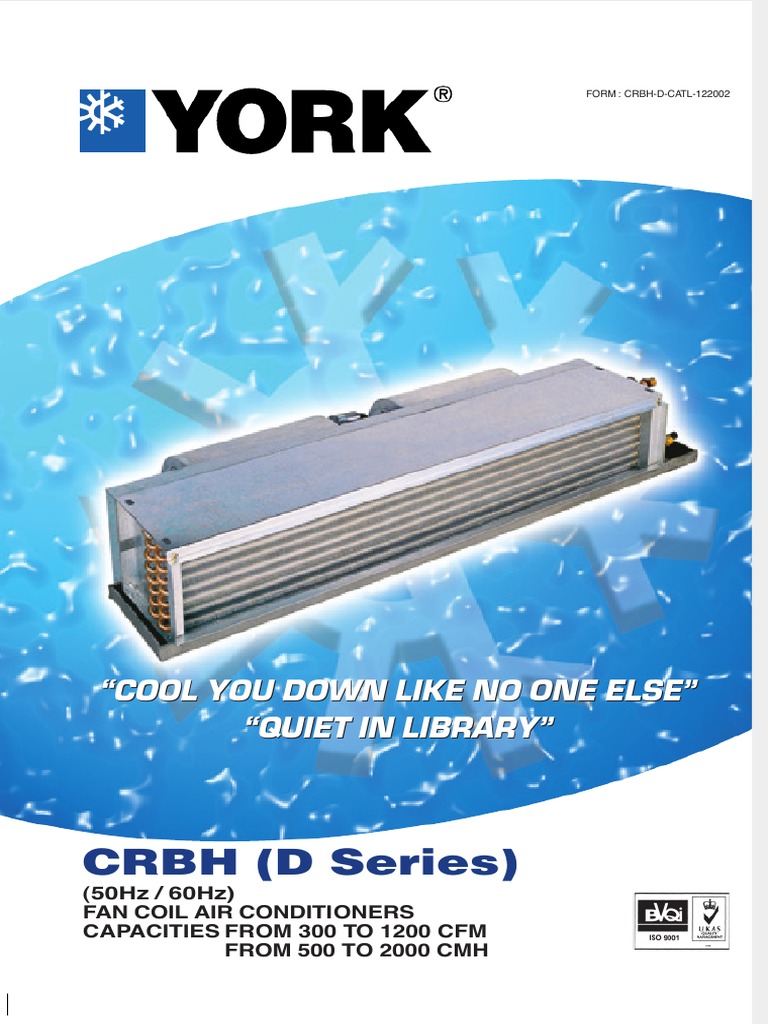 Dokumen - Tips - York Fan Coil Unit PDF | PDF | Air Conditioning | Pipe