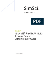 Sim4Me Flexnet™ 11.13 License Server Administrator Guide: Simsci