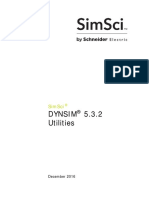 Dynsim 5.3.2 Utilities: Simsci