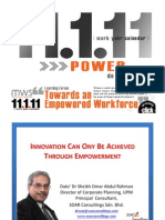 Innovation Through Empowerment (MWS - klcc.11.1.11)