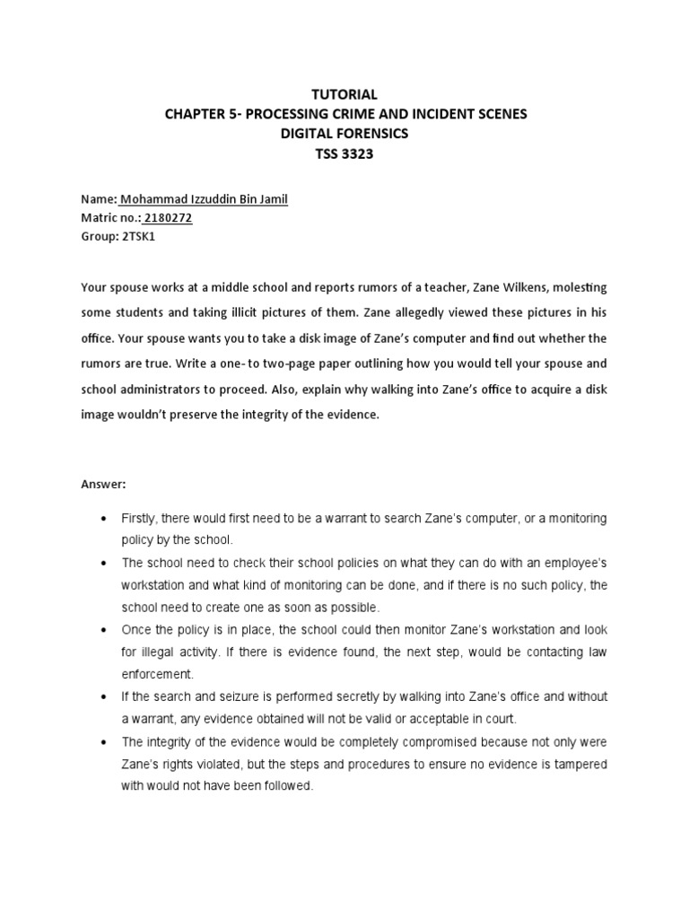 DIGITAL FORENSICS TUTORIAL Chapter 5 PDF