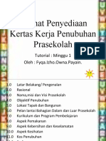 Download Format Penyediaan Kertas Kerja Penubuhan Prasekolah by Ain Abu Amar SN46945417 doc pdf
