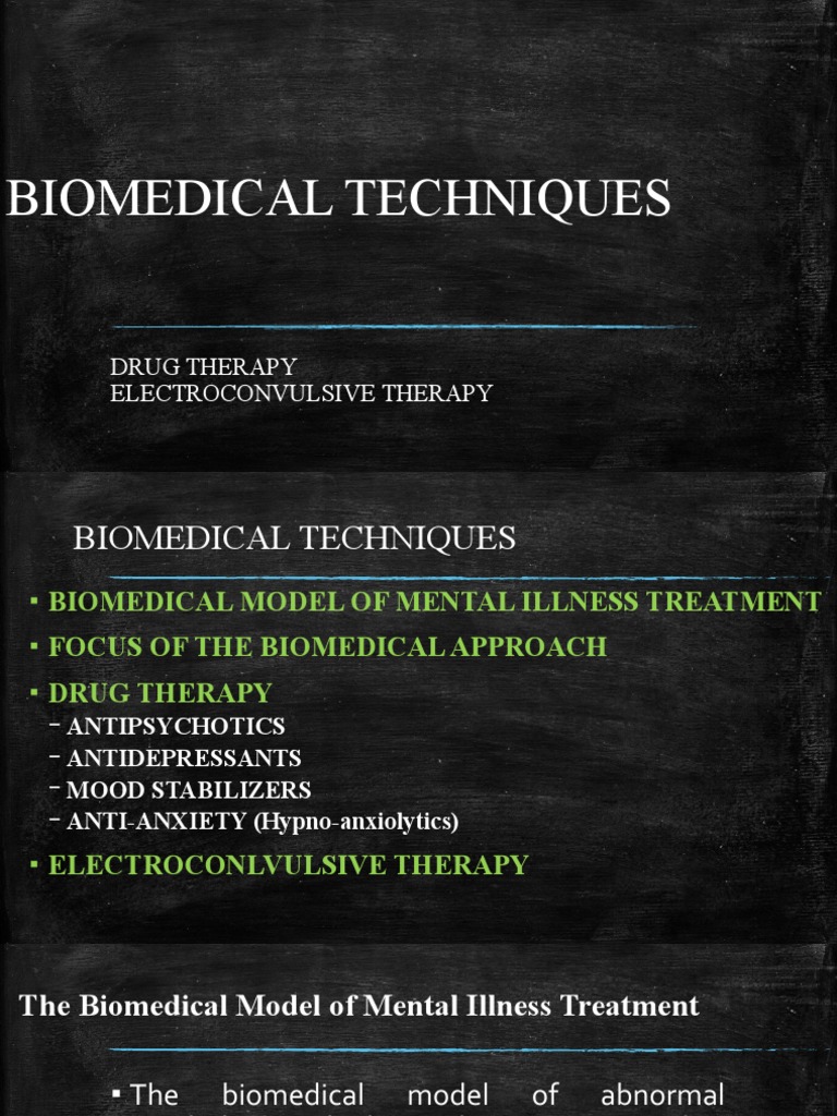 Biomedical Approaches to Mental Illness | PDF | Antidepressant ...