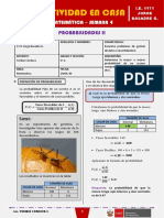 SEMANA 4 - PROBABILIDADES II (5to MATEMÁTICA)