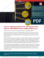 Improve Database Performance and Response Time With HPE 3PAR 8440 All-Flash Array