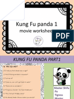 Kung Fu Panda 1: Movie Worksheet