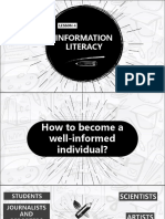 Lesson 4 - Information Literacy