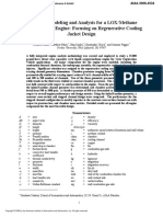 Integrated Modeling and Analysis For A LOX/Methane Expander Cycle Engine: Focusing On Regenerative Cooling Jacket Design