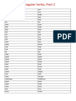 English Irregular Verbs2 PDF