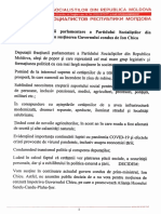 Declaratia Fractiunii PSRM - 17 Iulie 2020