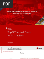 NA Instructors Conference 5 Tips and Tricks-Travis Michette