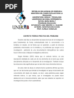 Contexto Teorico Practico Del Problema