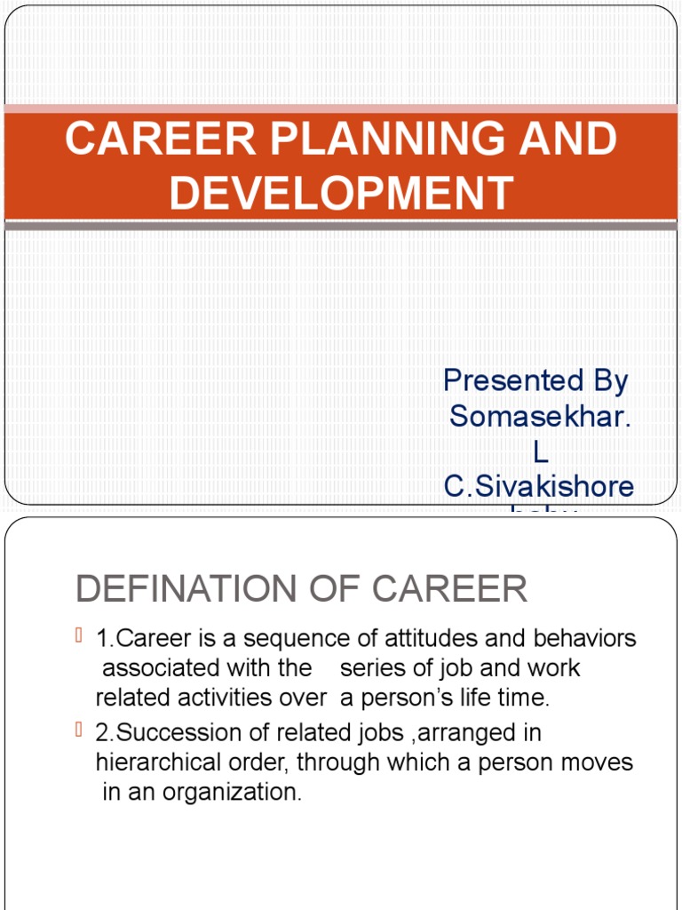 Career Planning and Development Guide | PDF | Performance Appraisal ...