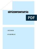 Gépüzemfenntartás 1