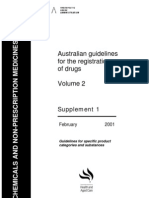 Australian Guidelines For Drug Registration