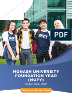 Monash University Foundation Year (Mufy) : Student Guide 2020