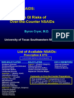 Risks of Nsaids: Focus On Gi Risks of Over-The-Counter Nsaids