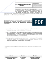 SSTDO03-01 Politica de Prevencion Del Acoso Laboral