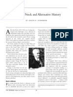 Albert Jay Nock and Alternative History: by Joseph R. Stromberg