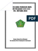 Program Kerja Mts. Miftahul Jinan Tp. 2020-2021