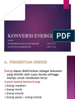 Presentasi Konversi Energi Dan Aplikasinya-Dikonversi