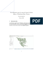 Procedimiento Carga Bases de Datos A QGIS