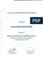 Certificado Capacitacion en Admon Publica PDF