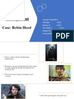 Talent Management: Case: Robin Hood