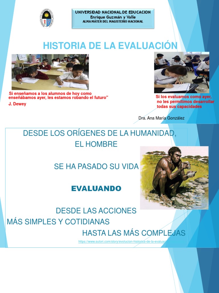 Historia de la Evaluación Educativa | PDF | Programa para la Evaluación ...