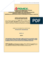 Concurso Abierto Nacional para la Restauración de Líneas y Estructuras en Refinería de Salina Cruz