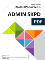 Manual Ekinerja - Admin SKPD