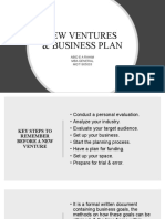 New Ventures Business Plan Guide