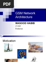 GSM Network Architecture: Masood Habib