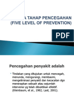 5 Tahap Pencegahan Penyakit - Budiman - 2015