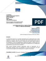 Planeación Fiscal como Estrategia para la Toma de Decisiones