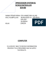 Microprocessor System & Microcontroller E4150