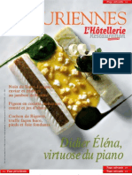 Les Épicuriennes (hors série 2006-02) • Didier Éléna, virtuose du piano (cooking & tableware, recipes)