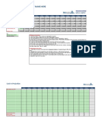 Enter Company Name Here: Rolling Cashflow Projection