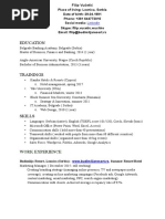 Filip Vucetic - CV PDF